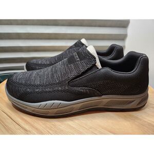 Skechers Cohagen Knit Walk Men’s Shoes – Size 13 X-Wide, Black, Memory Foam